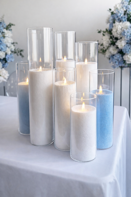 Color Sand Candles Designs